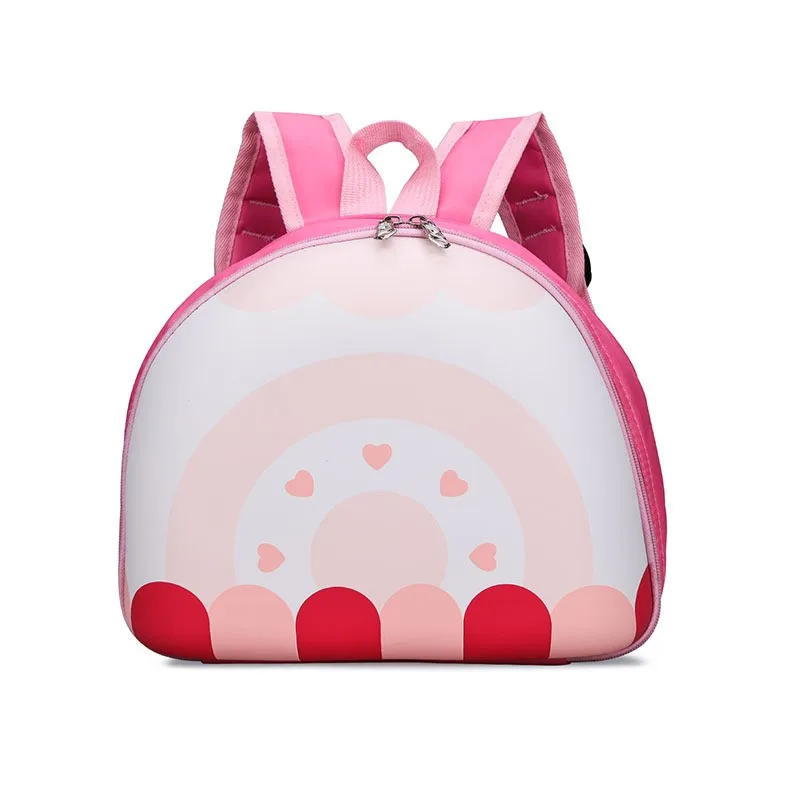 Cartoon children backpack, backpack for children boys and girls backpack to protect the spine, student bag with change pocket