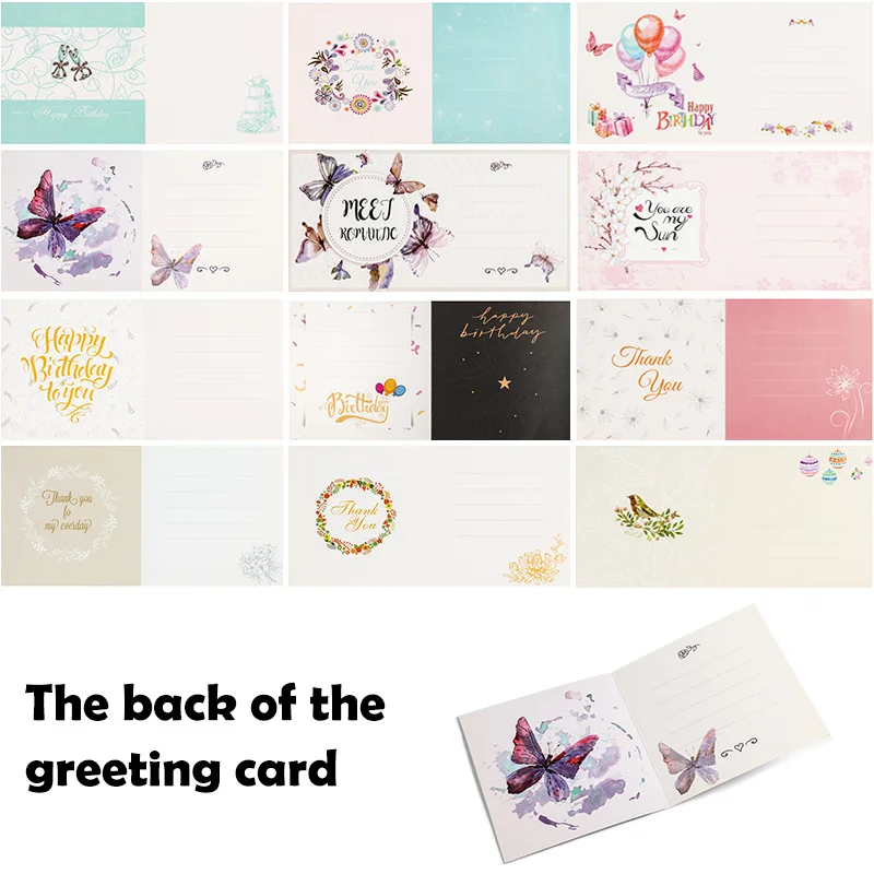 6PCS Set Diamond Painting DIY Greeting Card Christmas Cards Birthday Greeting Card with Envelopes for kids gift