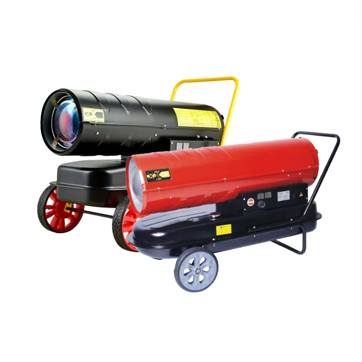 50kw Greenhouse Poultry Brooding Equipment With Smart Diesel Air Heater Industrial Kerosene Oil Fan Heater