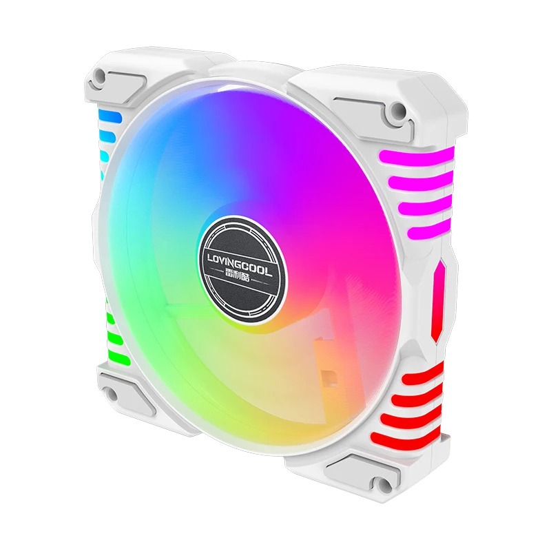 High quality 5V ARGB 120*120*25mm PC Fan Support OEM Computer Case Air Water Cooler Case Fan with LED Light