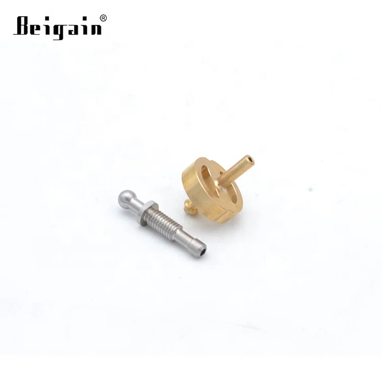 Precision Hardware Brass Fittings/Stainless Steel Threaded Pin/ CNC Knurling Lathe Processing Desktop