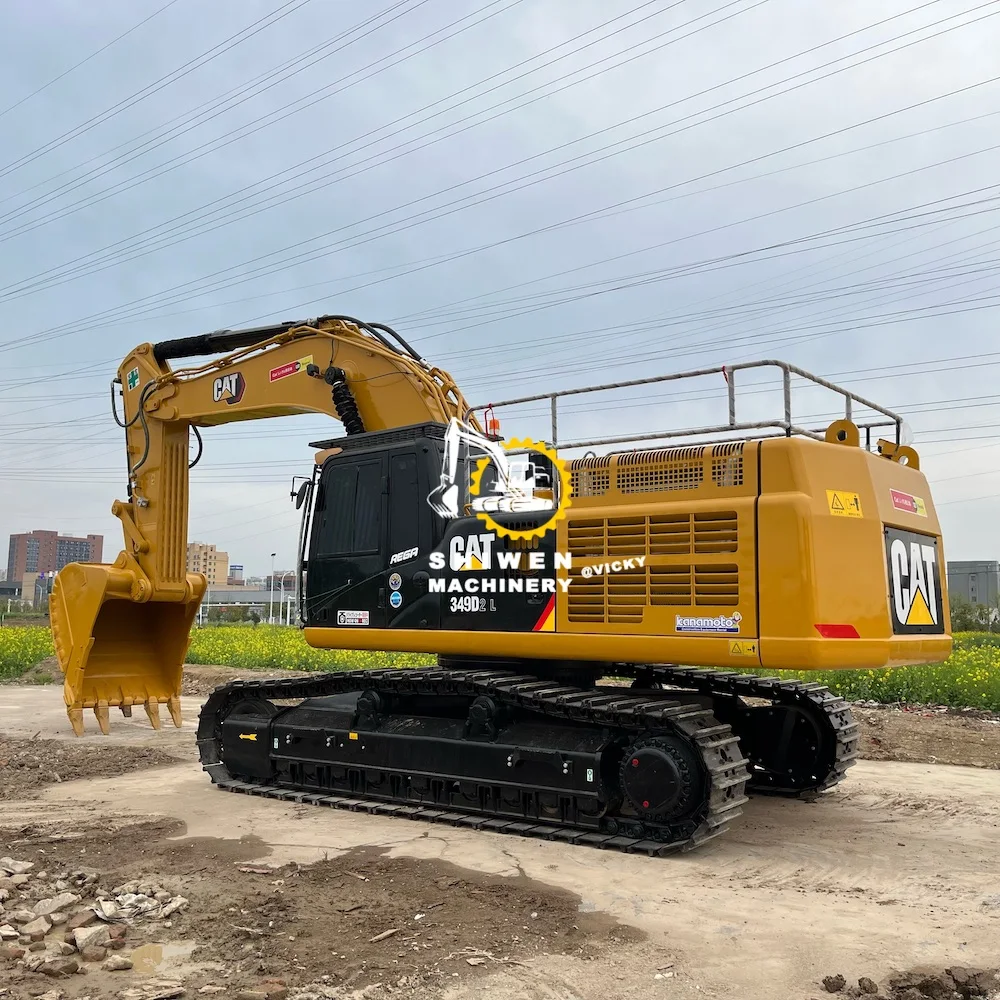 Used CAT349 Excavator, CAT Excavator 349 349D 349E 349EL 349F, Caterpillar Mining Machinery Heavy Duty Equipment