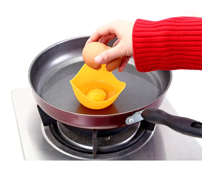 Silicone Egg Poaching Cups Poaching Pods Egg Mold Bowl Microwave or Stovetop Egg Cooking