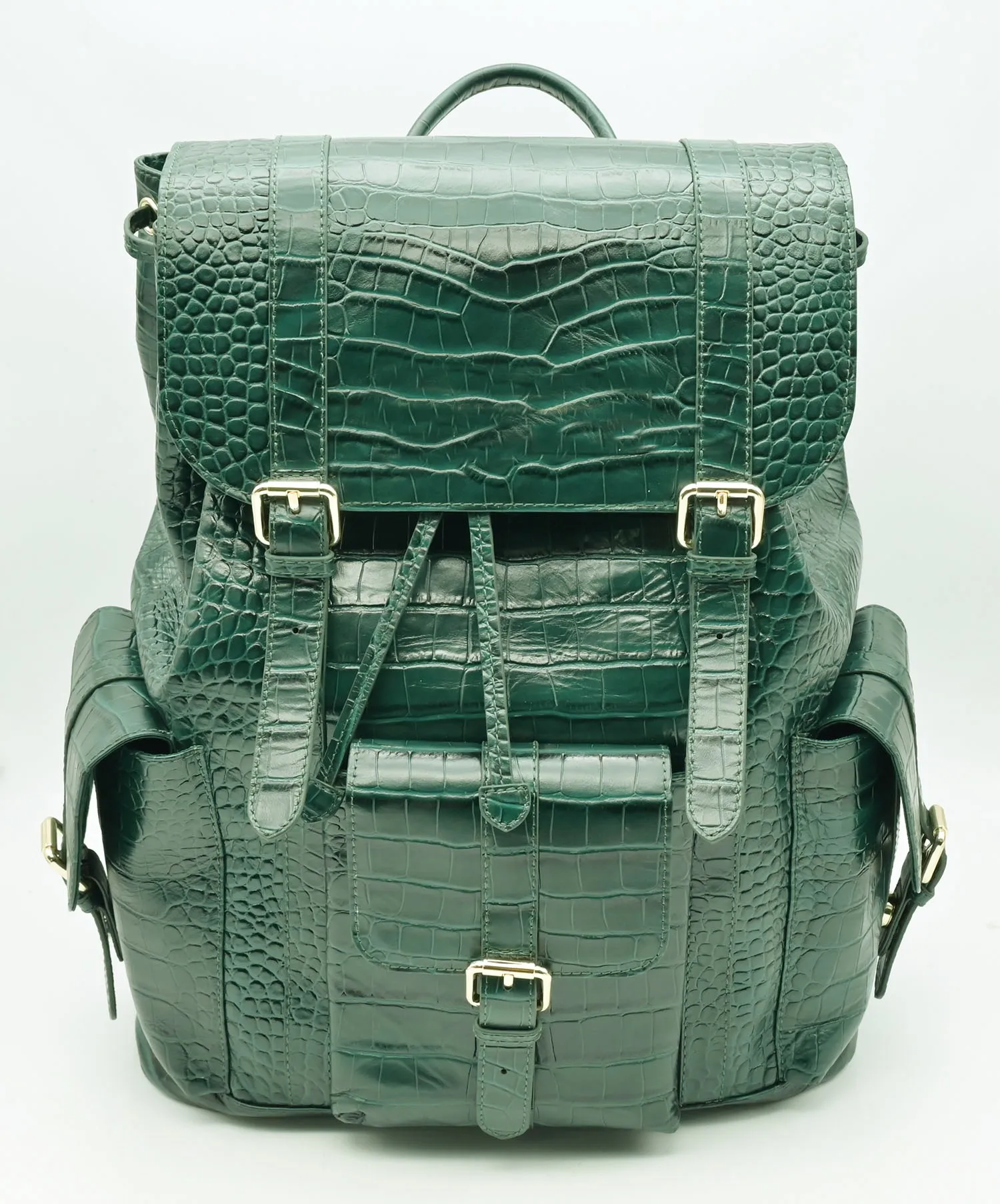 Luxury Designer College School Backpacks Crocodile Vegan Leather Travel Business Notebook Bag Laptop Backpack