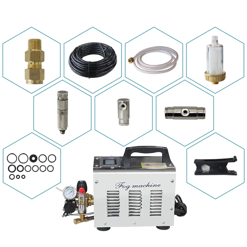 Fog Machine For Mist Cooling System Garden Irrigation System Water Fog Spray Machine Misting Foggy