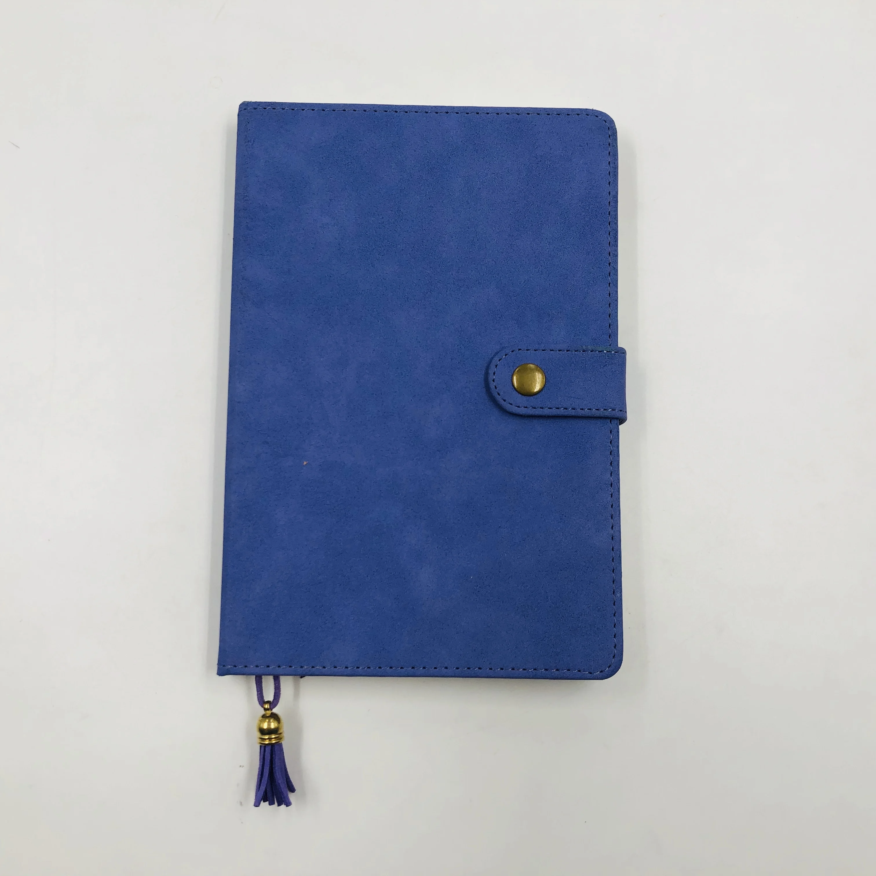 Faux suede cover notebook Nice design cheap stationery leather cover pu notebook