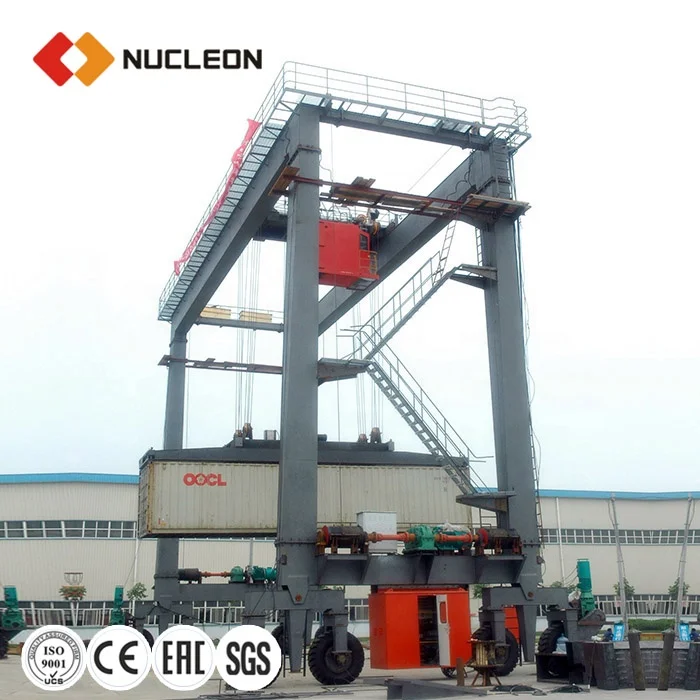 RTG верфь порт резиновая шина 45 тонн подъема 20 футов 40 контейнер козловой кран цена