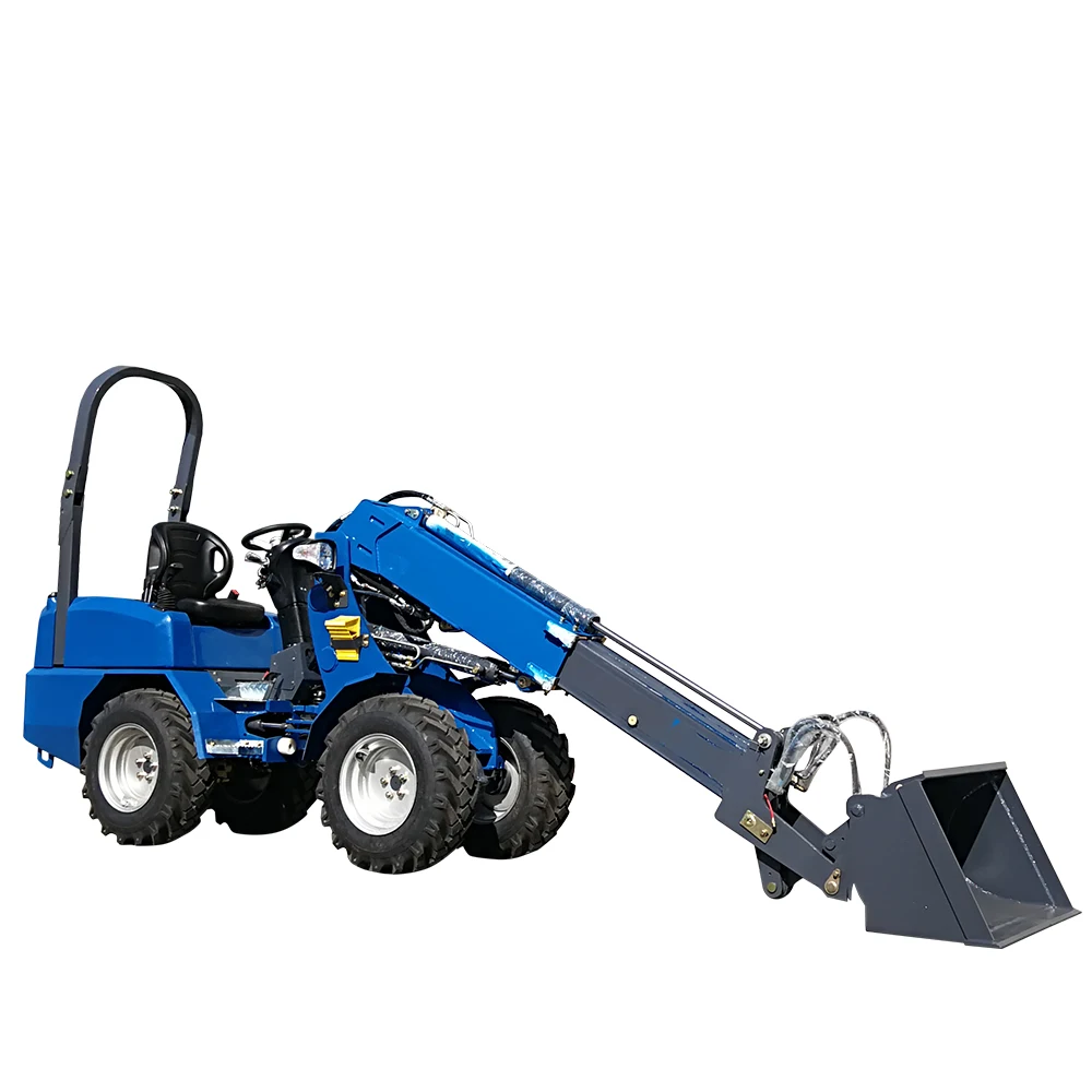 Articulating Mini Loader HT180 Hydrostatic 4WD Wheel Loader Hoflader for sale