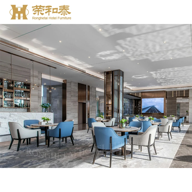 Restaurant Dining Furniture set Luxury Restaurant Chairs and Dining Table Set