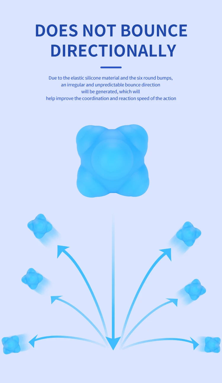 New Product Reflex Balls Speed Sports Training React Ball Gym Fitness Reflex Speed Balls