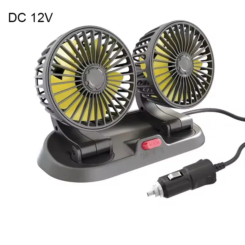 24v Large Truck Fan Essential Refrigeration Machine for Summer 360 Degree Rotatable Cooling Fan