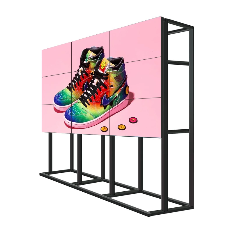 New Arrival 46 49 55 Inch Narrow Bezel LED Advertising Screen Android Operating System with 8mm Pixel Pitch for Conference Room