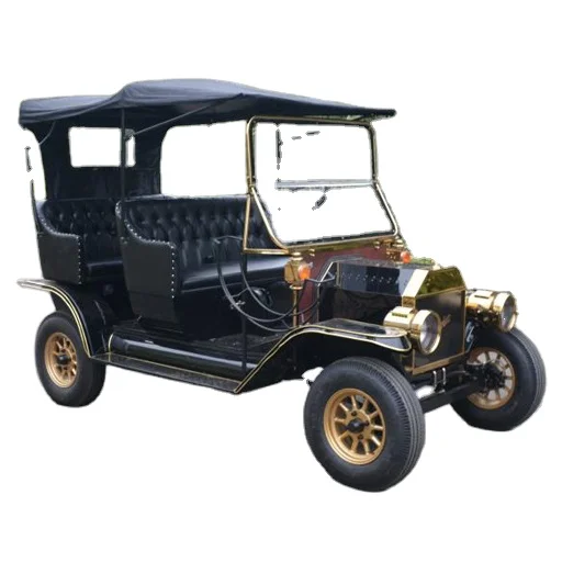 Manufacturer direct sell ev low speed electrical vintage mini car tourist sightseeing for city travel