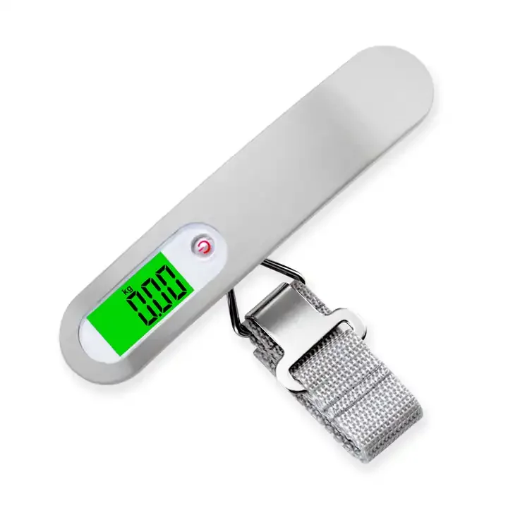 Changxie Wholesale New Arrival 50kg LCD Backlight Display Strap Travel Hand Stainless Travel Luggage Scale Digital