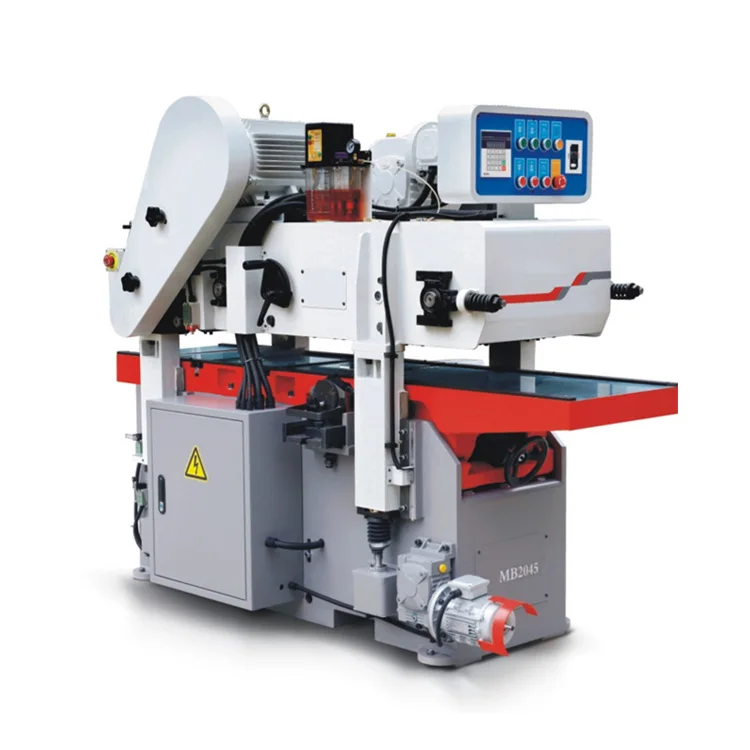 Face Sided Planer Machine Double Side Thicknesser for Sale Furniture Factory Wood 5-16m/min 5000r/min 0.37kw 150mm 2.2kw 320mm