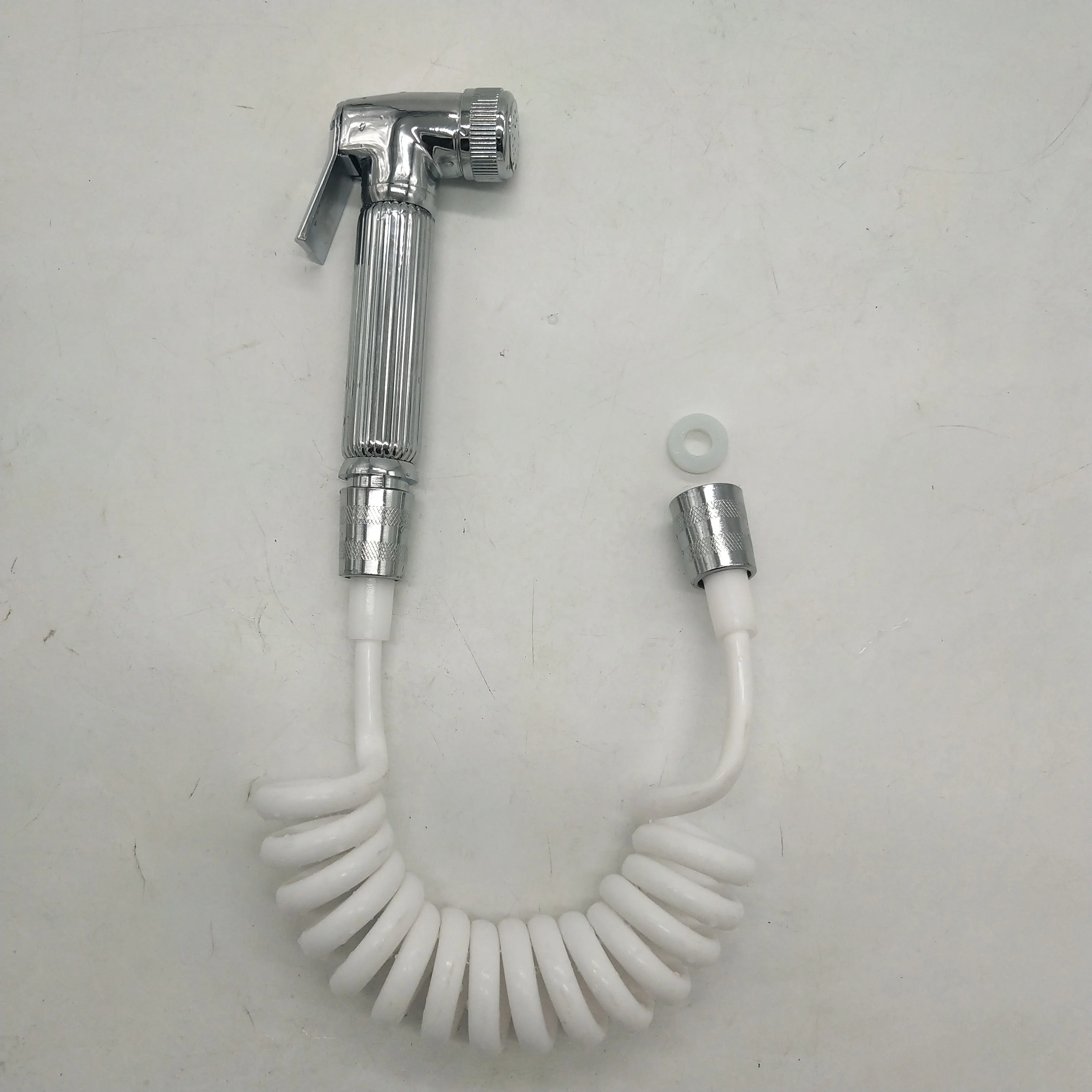 304 Stainless Steel Brushed Nickel Handheld Sprayer Toilet Bidet Shattaf Set For