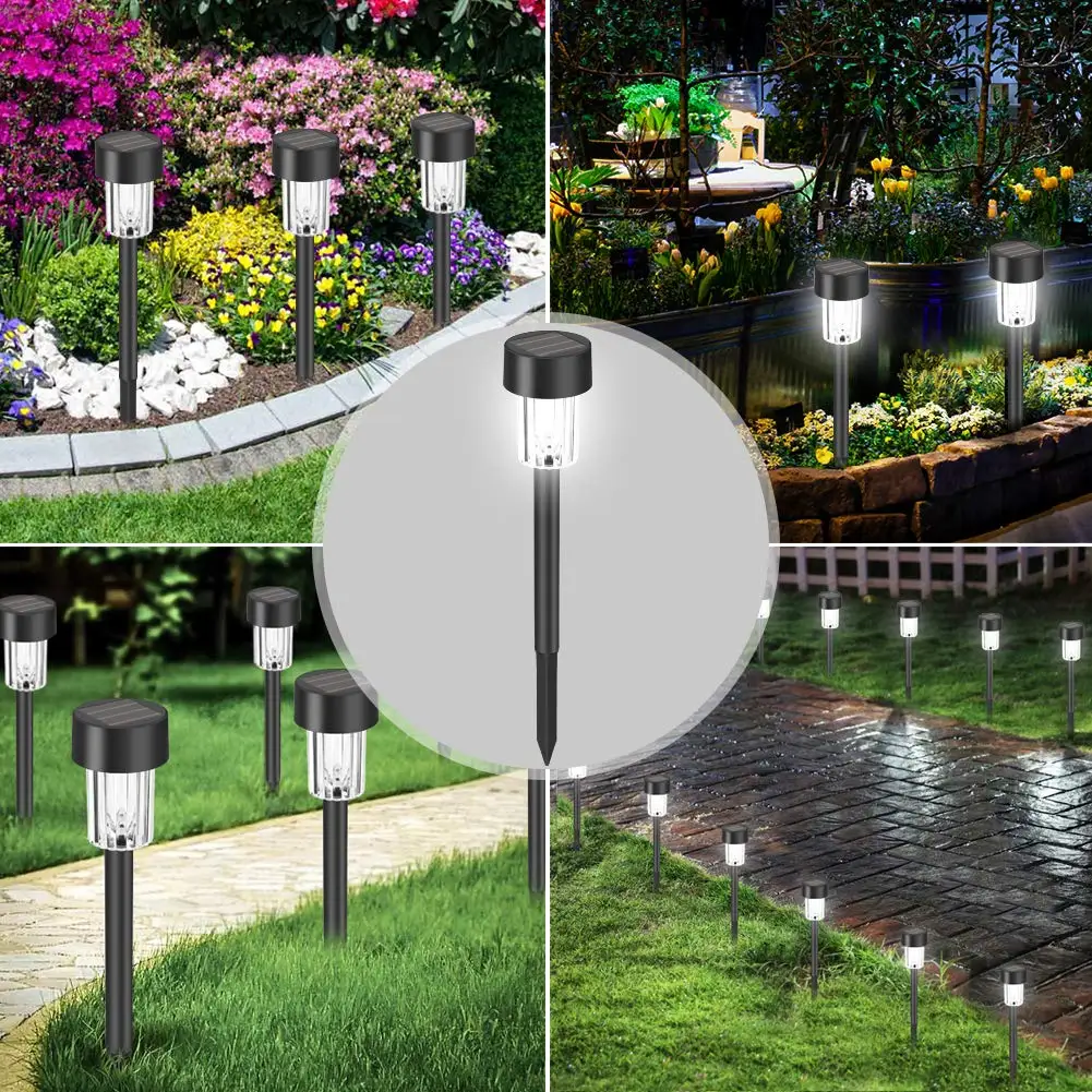 
Solar Powered Stainless Steel mini Outdoor Landscape Solar Lawn Light For Outdoor Garden Yard Deck Pathway 