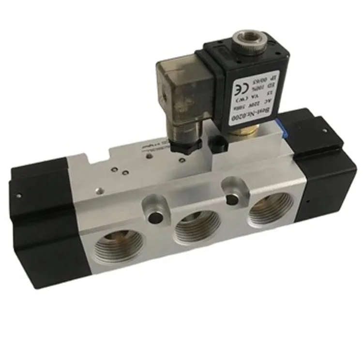 110V 220V DC 24V Directional control valves electric 2 position 5 way pneumatic solenoid valve