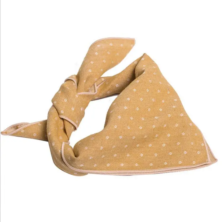 
Free Sample China Soft 100% Cotton Pet Bandana Labrador Pink Bandana Dog Collar Bandanas For Sale 