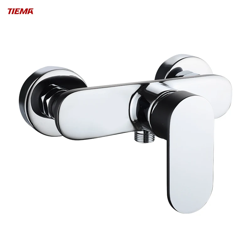35MM Ceramic New Design Chrome Brass Single Handle Bathroom Black Mixers Bath & Shower Faucets