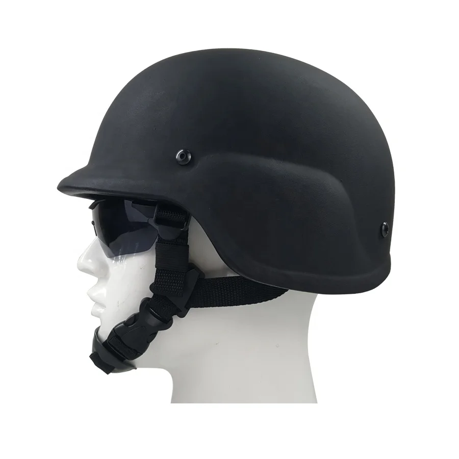 Level IIIA PASGT Classic design ballistic black tactical military PE bulletproof helmet