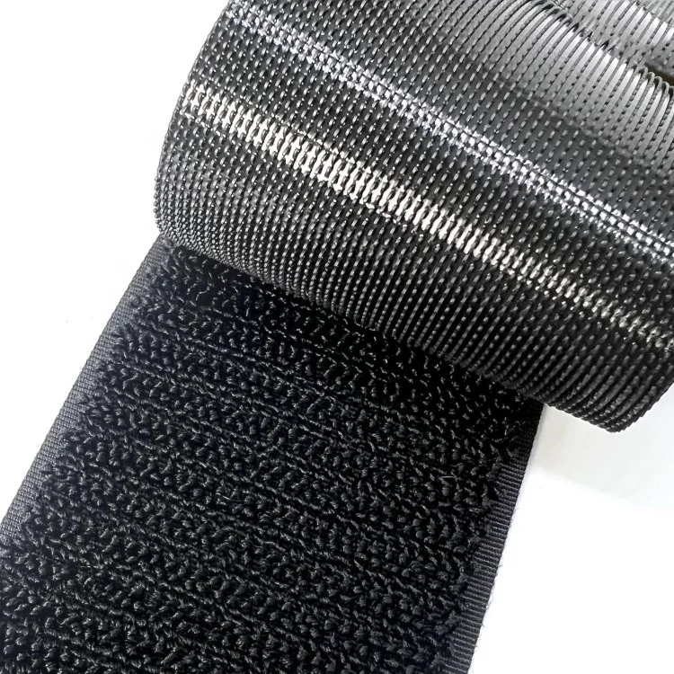 For clothed shoes fastener tape Reusable adjustable smooth molded plastic soft injection micro hook and towel loop tape