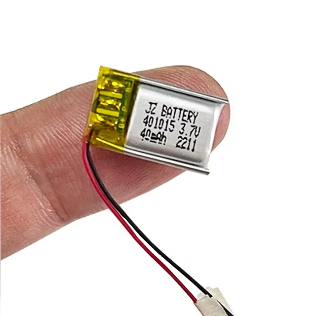 Rechargeable Small 401015  3.7V  40Mah Lithium Lipo Battery For Speaker Wireless Headphones
