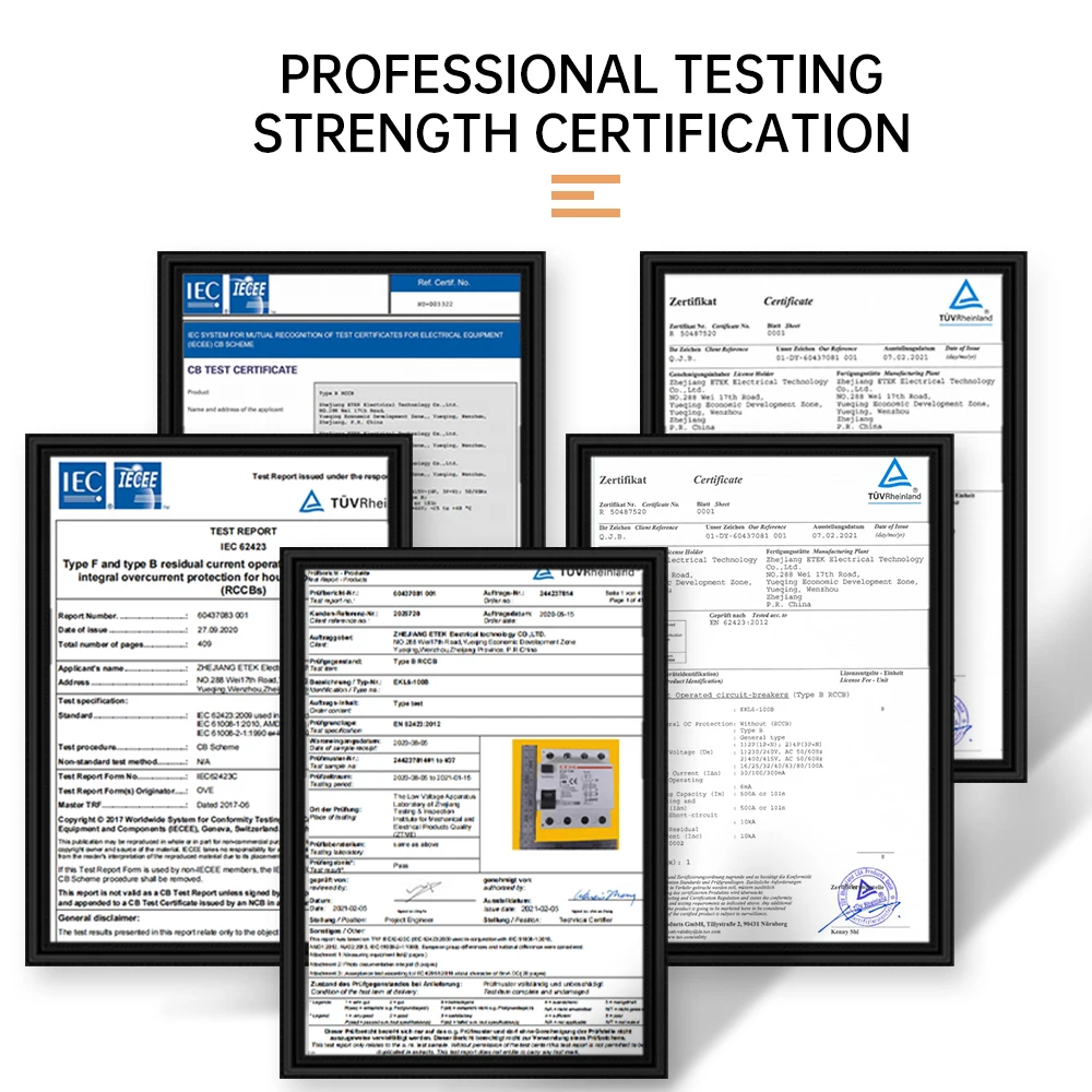 ETEK Bluetooth connection modular contactor AC 220v 2 pole Control by TUYA APP wifi magnetic 2P 40A smart electric contactors