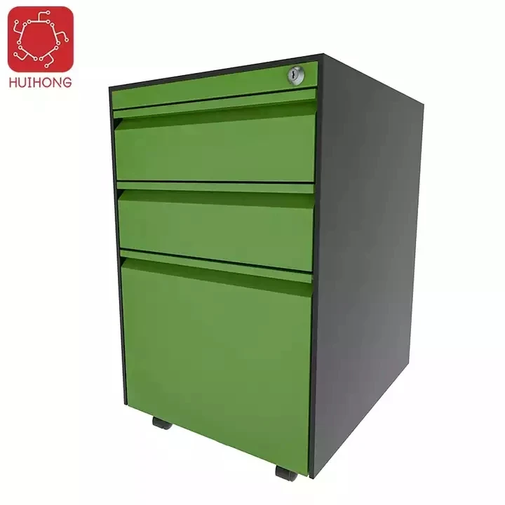 Huihong Office Small Locker Storage Cabinet With Wheels For Home