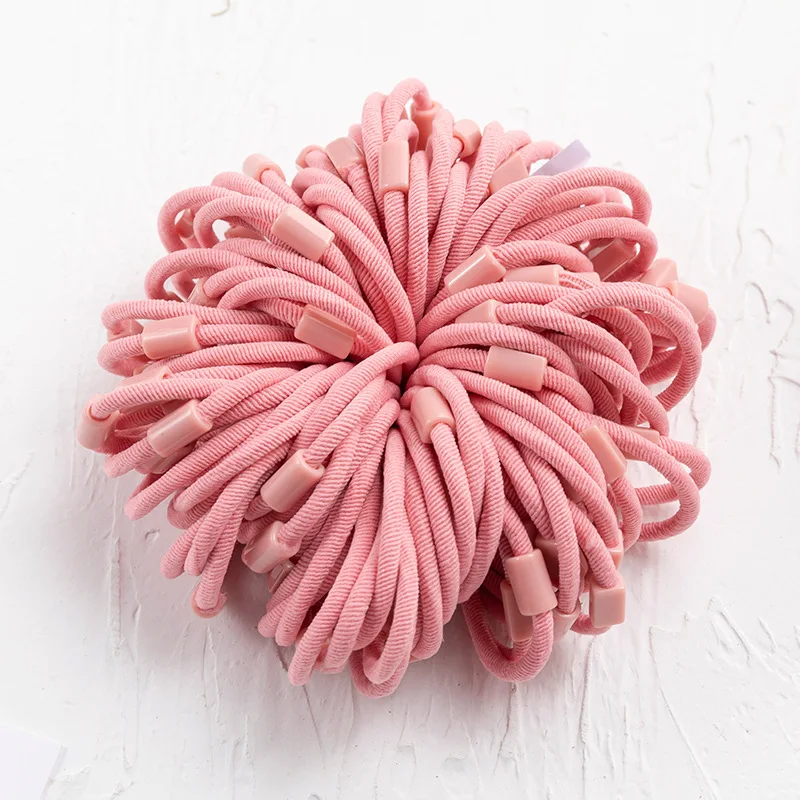 Girl Accessories Kids Thick Scrunchie Hair Ties for Kids Rubber Band Rope Elastic Hair Ties for Kids Belt Buckle