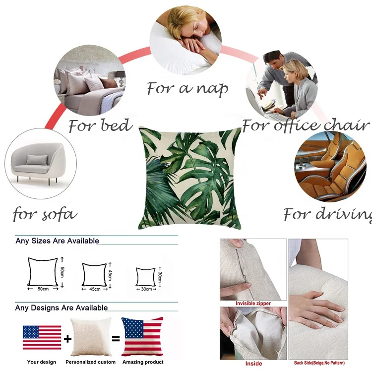 Byleading Factory Price Hot Sale 3D Custom Printed Sofa Luxury Velvet Cushion Cover