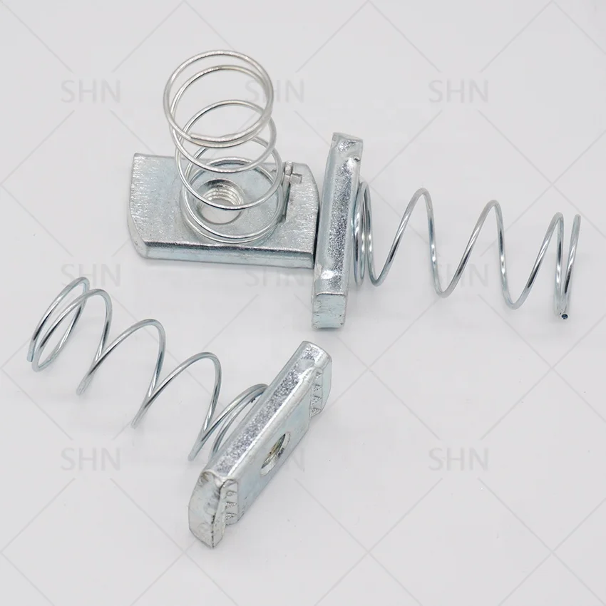 4 8/8 8/10 9/12 9 класс высокого качества M6 M8 M10 M12 1/4 '-4' стальная пружинная гайка железная