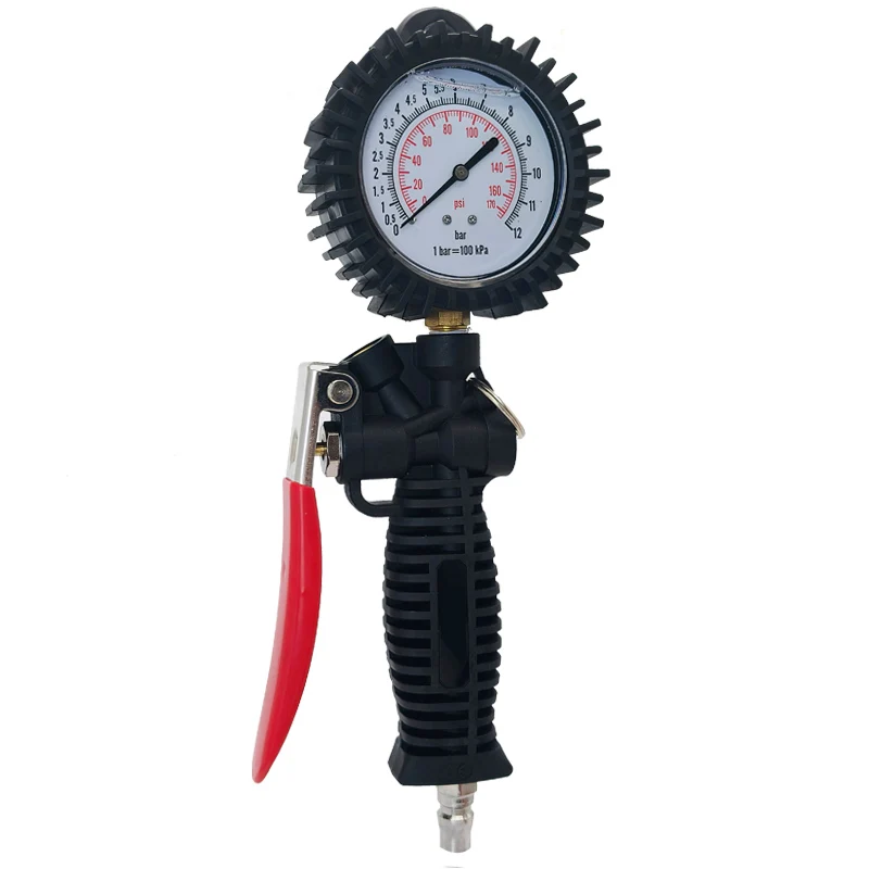 High-Precision Silicone Oil Tire Pressure Gauge  Accurate & Durable