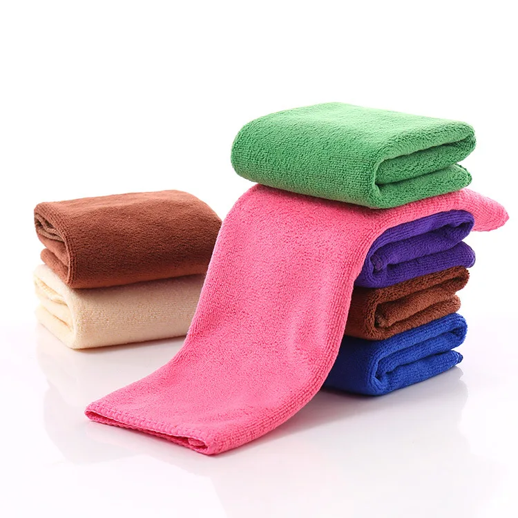 Оптовая продажа индивидуальное полотенце для лица из микрофибры вязаное волос салона и отеля. 35x75cm