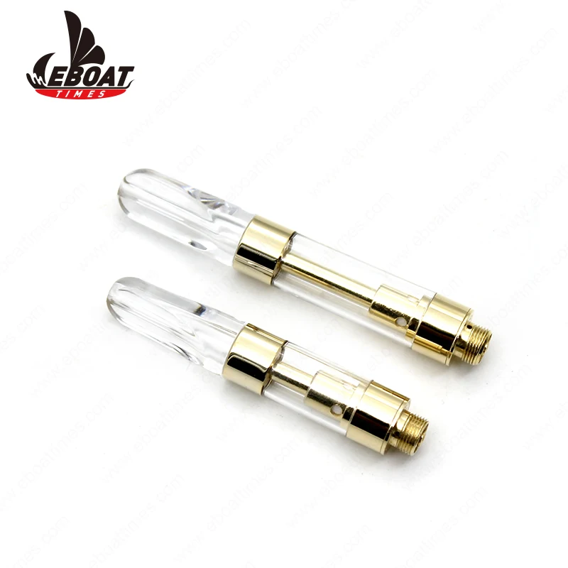 
Popular cbd cart Eboat C10 PCTG cbd tank ceramic coil 510 1ml empty cartridge 