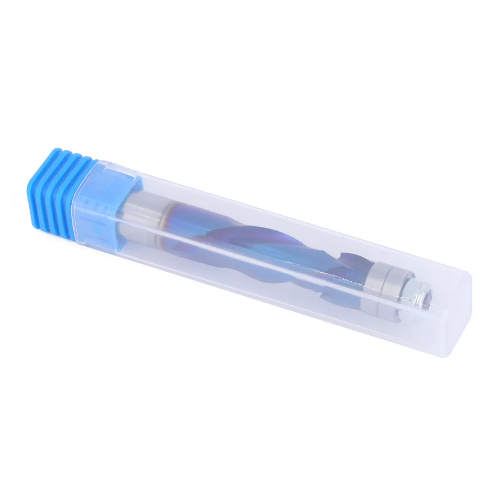 1/2 Handle Solid Alloy Nano-Plated Blue Trimming Milling Cutter Cross Border Engraving Milling Cutter Carbide Milling Cutter