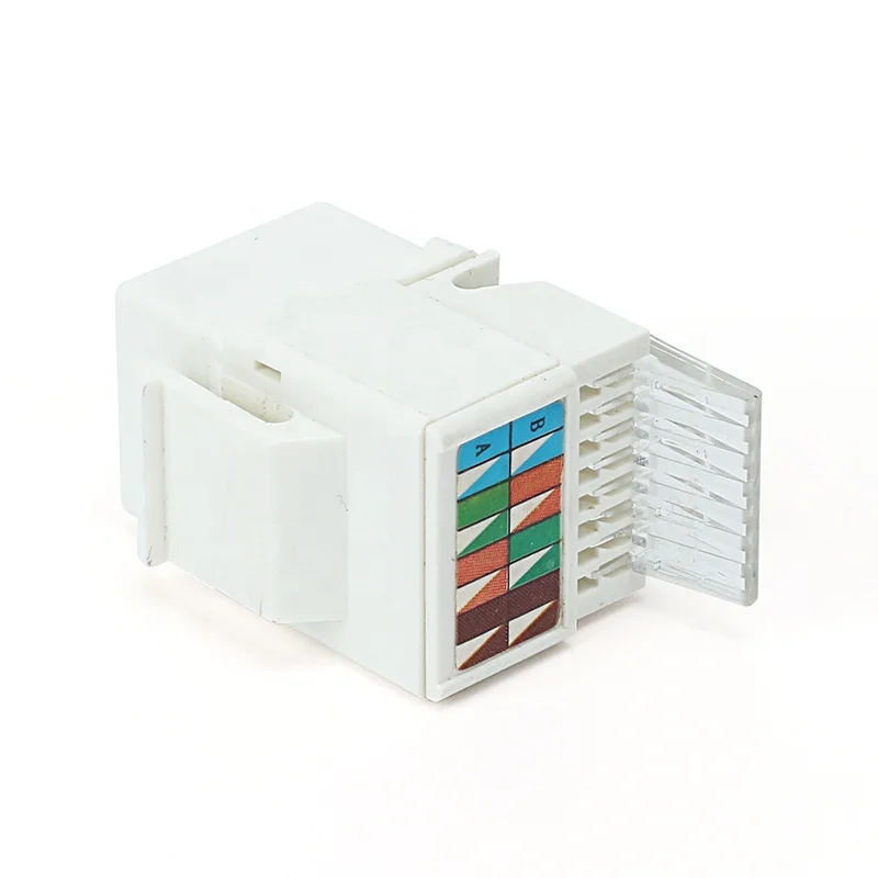 PC Material CAT6 RJ45 Toolless UTP Keystone Jack