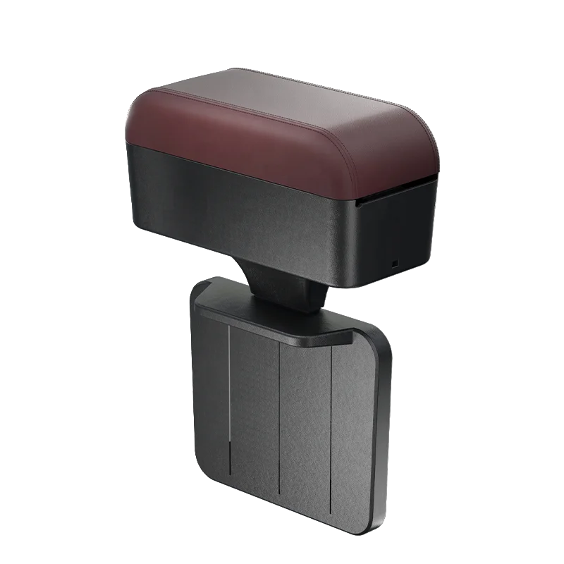 Anjuny Car Armrest Box Support Elbow  Extender Console Storage Organizer For Yaris