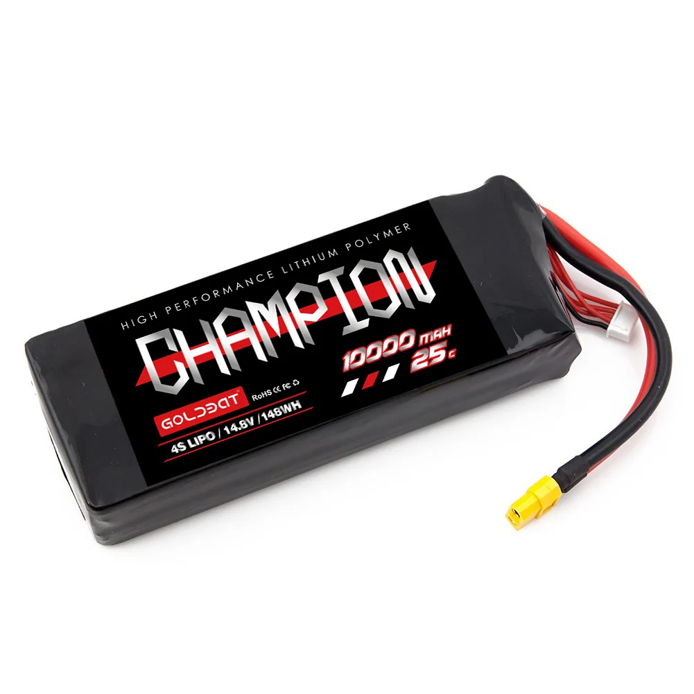 OEM Factory Price Lithium ion Polymer Battery  25C More 50C 4S 14.8V 10000mah Remote Controlled Hard Case Lipo RC Car Batteries