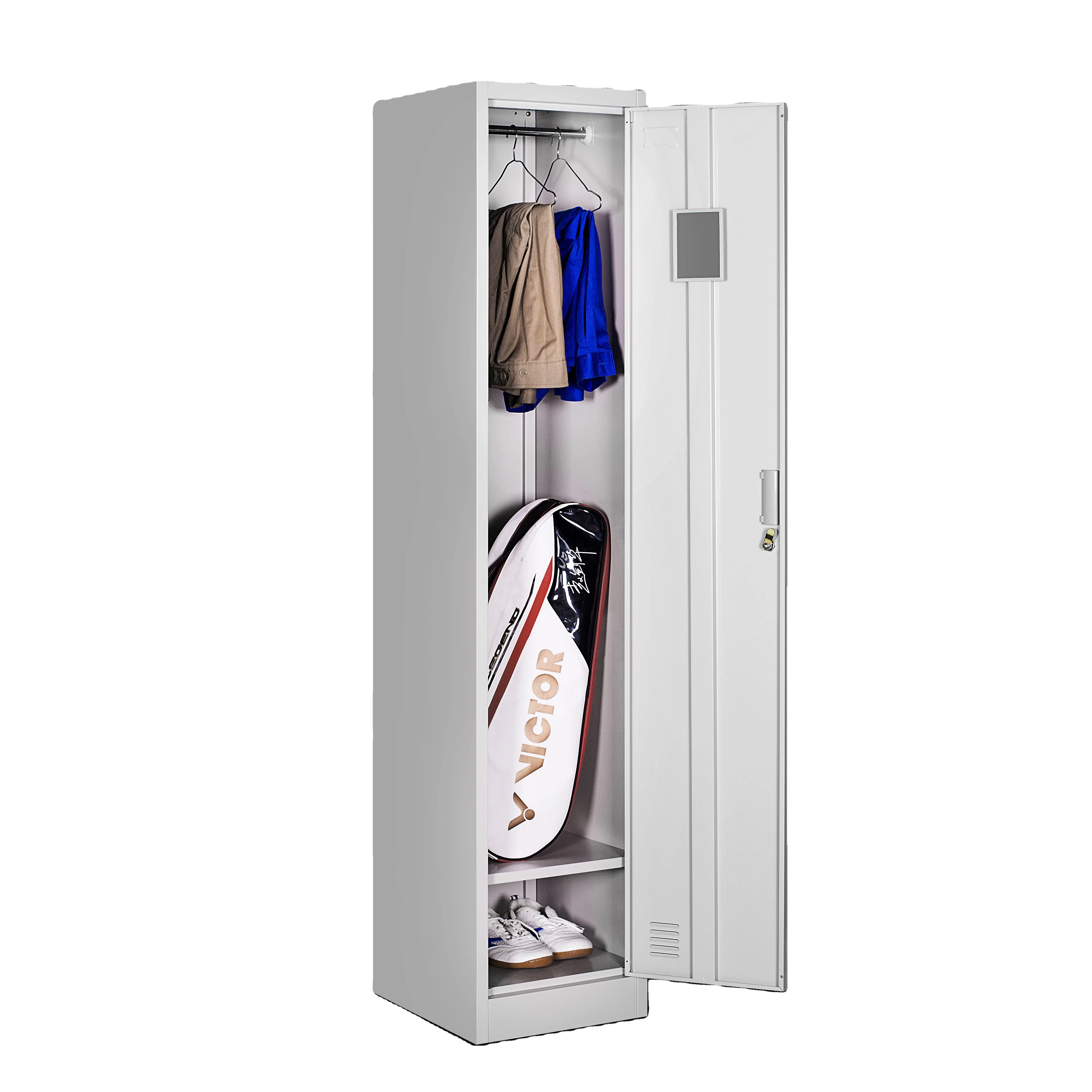 Customized Double Key Lock Door Locker Metal Wardrobe Steel Cabinet Modern DesignSteel Storage Layers customized color RAL