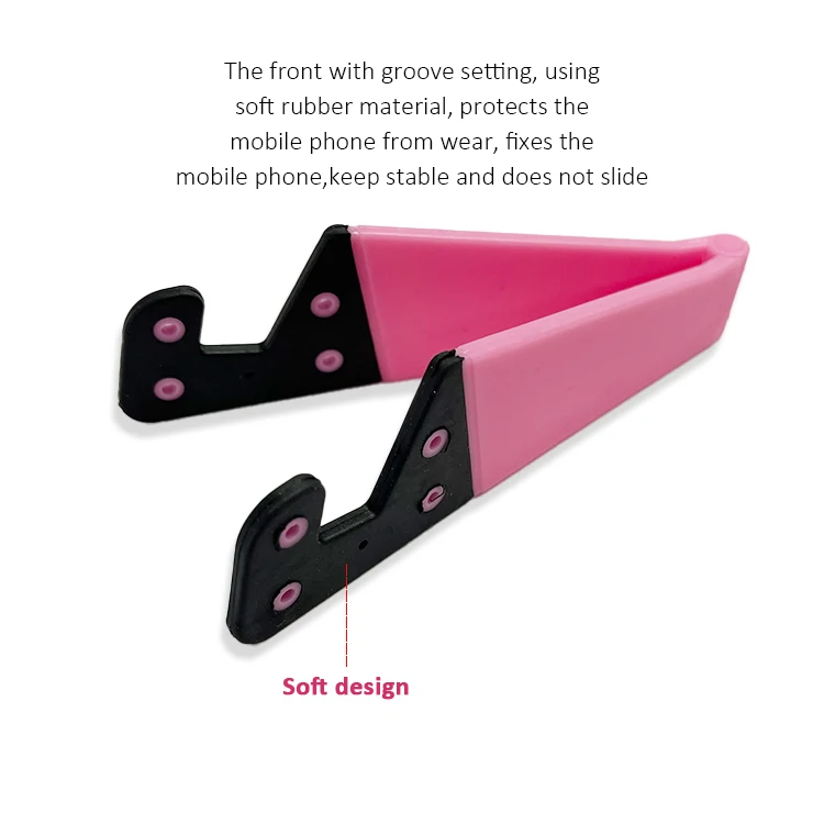 Mobile Phone Lady Bag Take Mini Foldable Flexible V Stand Mobile Watch Video Desk Holder for iPhone Samsung 4.7//5.5/6.1/6.5inch