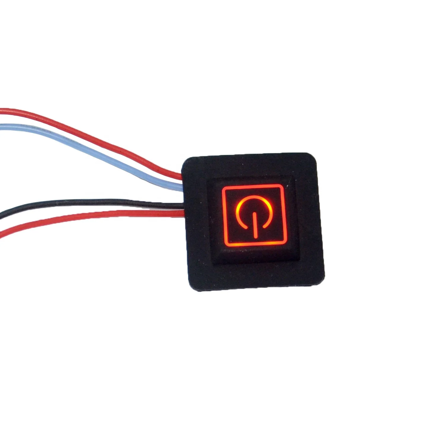 3.3v~16.8v LED Silicone Heated Vest Switch Button for Heated Clothes