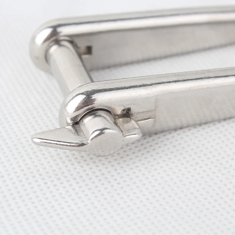 2024 Hot Sales 304 316 Hayard D Ring Crossbar Shackle Safety Lock Pin With Self Locking Screw Pin