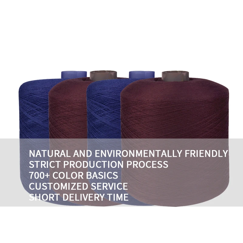 Dope dyed polyester dy polyest dty manufacturer cotton blended yarn