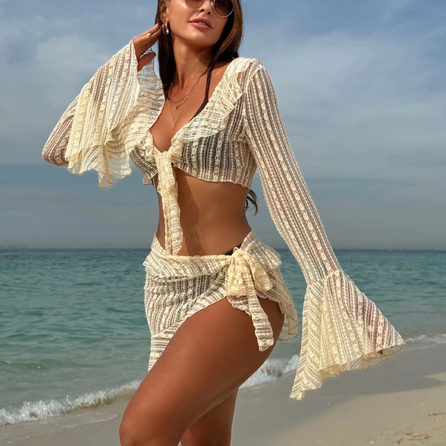 Женская пляжная юбка