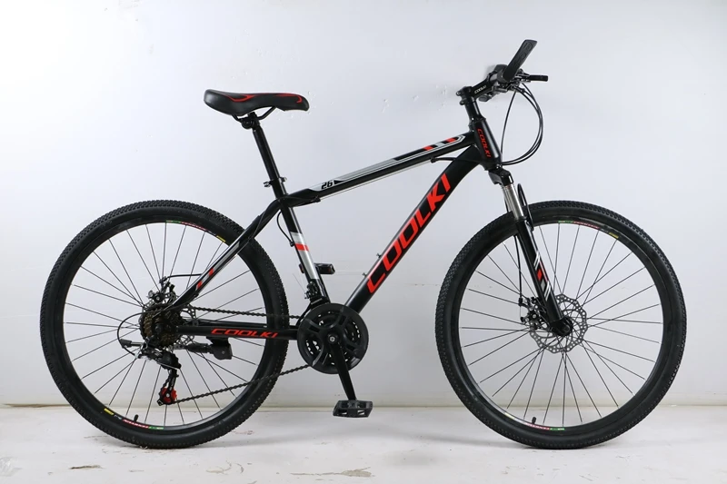 COOLKI mountain bike popular double disc brake 21 speed mtb logo customized stickers mountain bicycle