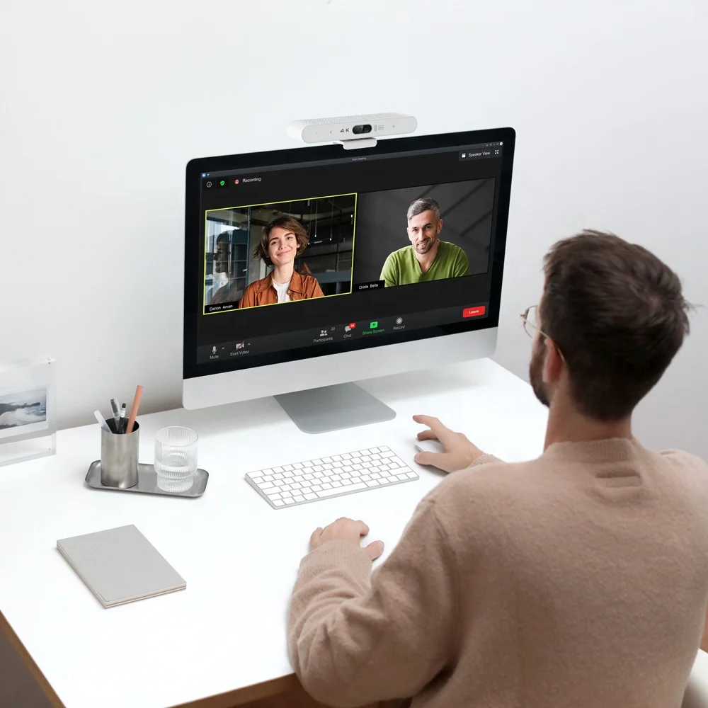 Hot Sales Ultra High Definition 4K conference Web Camera with Zoom USB Streaming  PC Webcam