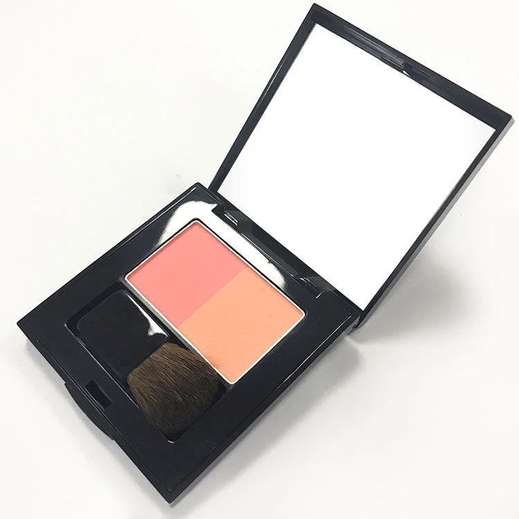 Cheap Wholesale Custom Private Label High Quality Vegan Face Makeup With Bruth Powder Nude Matte Square Bronzer