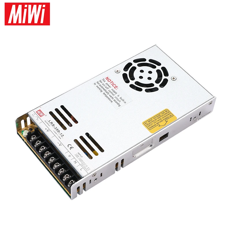 MiWi LRS-350-5 ultra thin CCTV system ac to dc led switching power supply 5V 60A 350w with Multiple protection