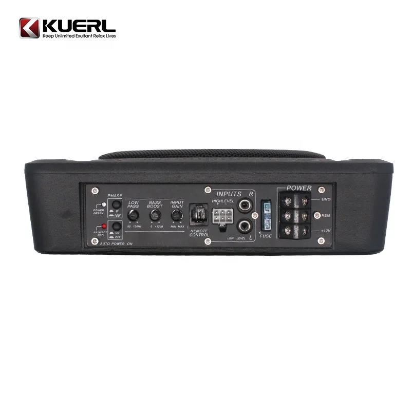 Factory direct sale high power car subwoofer ultra-thin pure bass car active subwoofer